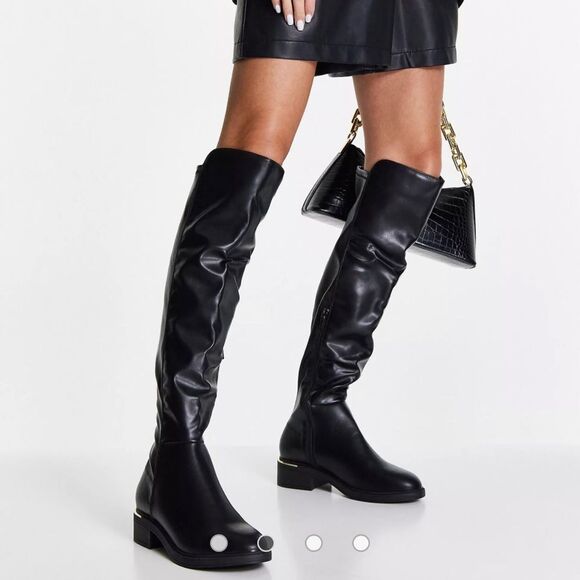Black Heeled Boots - Picture 3 of 7